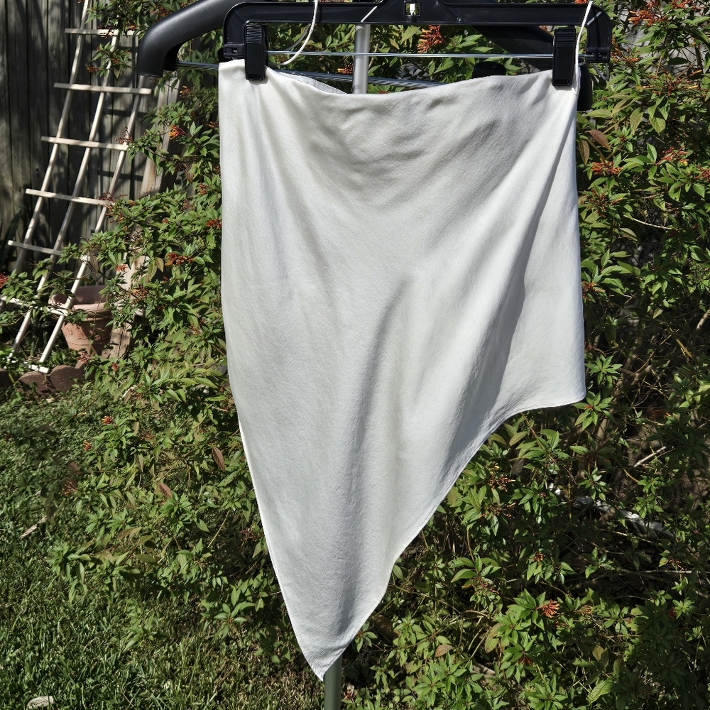 Michelle Mason Silk bustier handkerchief top 2 White